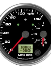 SpeedHut Dual Gauge - 140mph GPS Speedometer  Fuel Level with Turn Signal and High Beam                                     - GR4-DUALGPS-SF-06T - Image 4