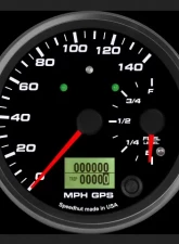 SpeedHut Dual Gauge - 140mph GPS Speedometer  Fuel Level with Turn Signal and High Beam                                     - GR4-DUALGPS-SF-06T - Image 2