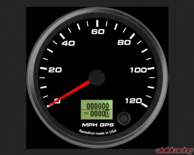 SpeedHut GPS Speedometer Gauge 120mph - GR4-GPS-01
