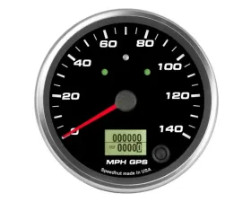 SpeedHut GPS Speedometer Gauge 140mph | with Turn Signal and High Beam