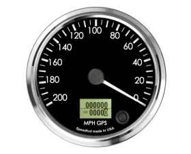 SpeedHut GPS Speedometer Gauge 200mph | Counter Clockwise