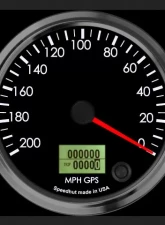 SpeedHut GPS Speedometer Gauge 200mph | Counter Clockwise                                     - GR4-GPS-06-CCW - Image 2