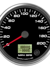 SpeedHut GPS Speedometer Gauge 200mph                                     - GR4-GPS-06 - Image 4