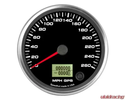 SpeedHut GPS Speedometer Gauge 260mph - GR4-GPS-10