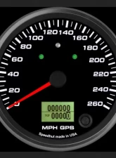 SpeedHut GPS Speedometer Gauge 260mph | with Turn Signal and High Beam                                     - GR4-GPS-10T - Image 2