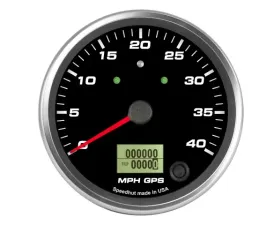 SpeedHut GPS Speedometer Gauge 40mph | with Turn Signal and High Beam