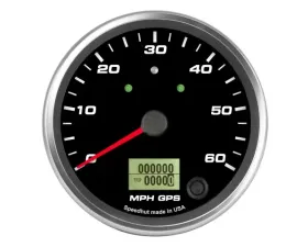 SpeedHut GPS Speedometer Gauge 60mph | with Turn Signal and High Beam
