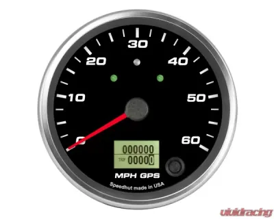 SpeedHut GPS Speedometer Gauge 60mph | with Turn Signal and High Beam - GR4-GPS-13T