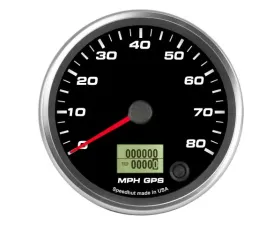 SpeedHut GPS Speedometer Gauge 80mph