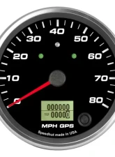 SpeedHut GPS Speedometer Gauge 80mph | with Turn Signal and High Beam                                     - GR4-GPS-14T - Image 4
