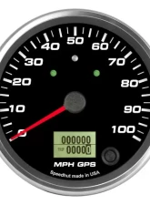 SpeedHut GPS Speedometer Gauge 100mph | with Turn Signal and High Beam                                     - GR4-GPS-16T - Image 4