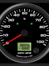 SpeedHut GPS Speedometer Gauge 100mph | with Turn Signal and High Beam                                     - GR4-GPS-16T - Image 2