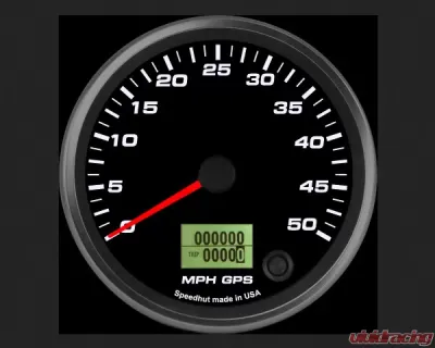 SpeedHut GPS Speedometer Gauge 50mph - GR4-GPS-20