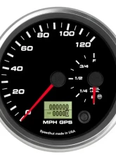 SpeedHut Dual Gauge - 120 mph GPS Speedometer  Fuel Level                                     - GR4.5-DUALGPS-SF-01 - Image 4