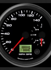 SpeedHut Dual Gauge - 140mph GPS Speedometer  Fuel Level                                     - GR4.5-DUALGPS-SF-06 - Image 2