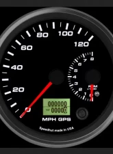 SpeedHut Dual Gauge - 120mph GPS Speedometer  8K Tachometer                                     - GR4.5-DUALGPS-ST-01 - Image 2