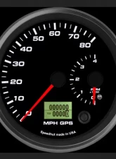 SpeedHut Dual Gauge - 80 mph GPS Speedometer  4K Tachometer                                     - GR4.5-DUALGPS-ST-02 - Image 2