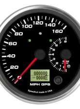 SpeedHut Dual Gauge - 160mph GPS Speedometer  8K Tachometer with Turn Signal and High Beam                                     - GR4.5-DUALGPS-ST-03T - Image 4