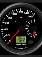 SpeedHut Dual Gauge - 160mph GPS Speedometer  8K Tachometer with Turn Signal and High Beam                                     - GR4.5-DUALGPS-ST-03T - Image 2