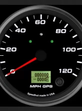 SpeedHut GPS Speedometer Gauge 120mph with Turn Signal and High Beam                                     - GR4.5-GPS-01T - Image 2