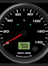 SpeedHut GPS Speedometer Gauge 140mph with Turn Signal and High Beam                                     - GR4.5-GPS-02T - Image 2