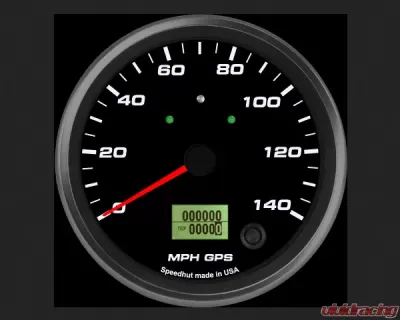 SpeedHut GPS Speedometer Gauge 140mph with Turn Signal and High Beam - GR4.5-GPS-02T