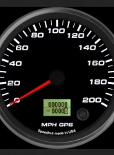 SpeedHut GPS Speedometer Gauge 200mph                                     - GR4.5-GPS-06 - Image 2