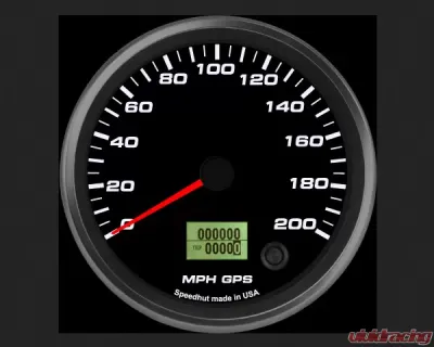 SpeedHut GPS Speedometer Gauge 200mph - GR4.5-GPS-06