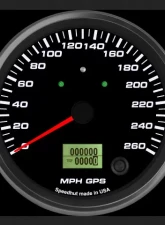 SpeedHut GPS Speedometer Gauge 260mph | with Turn Signal and High Beam                                     - GR4.5-GPS-10T - Image 2