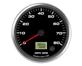 SpeedHut GPS Speedometer Gauge 80mph