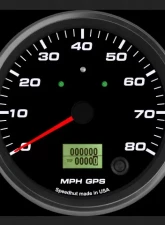 SpeedHut GPS Speedometer Gauge 80mph with Turn Signal and High Beam                                     - GR4.5-GPS-15T - Image 2