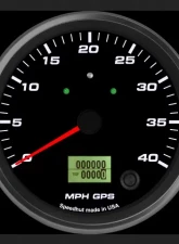 SpeedHut GPS Speedometer Gauge 40mph | with Turn Signal and High Beam                                     - GR4.5-GPS-16T - Image 2
