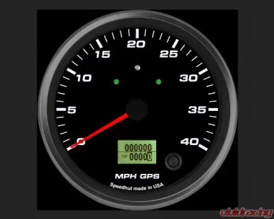 SpeedHut GPS Speedometer Gauge 40mph | with Turn Signal and High Beam - GR4.5-GPS-16T