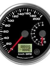 SpeedHut Dual Gauge - 200kmh Metric GPS Speedometer  8K Tachometer                                     - GRM4-DUALGPS-ST-01 - Image 4