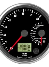 SpeedHut Dual Gauge - 8K Tachometer  200kmh Metric GPS Speedometer                                     - GRM4-DUALGPS-TS-01 - Image 4