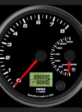 SpeedHut Dual Gauge 8K Tachometer & GPS Speedometer 3.875" Universal Fit                                     - GRM4-DUALGPS-TS-03 - Image 2