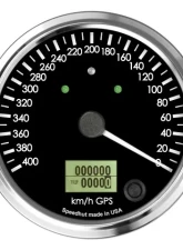 SpeedHut GPS Speedometer Gauge 400kmh Metric Counter Clockwise with Turn Signals and High Beam                                     - GRM4-GPS-07T-CCW - Image 4