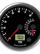 SpeedHut Dual Gauge -  8K Tachometer  200kmh Metric GPS Speedometer                                     - GRM4.5-DUALGPS-TS-01 - Image 4