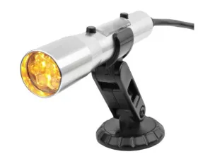 SpeedHut SST Shift Light - Yellow LEDs with Silver Aluminum Tube Smart-Shift Technology