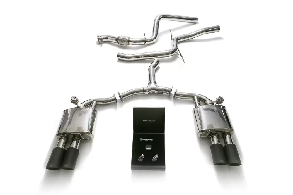 ARMYTRIX Valvetronic Exhaust System Audi A5 | A5 Sportback 2.0 TFSI B9 2016-2021 - AU952-QS11M