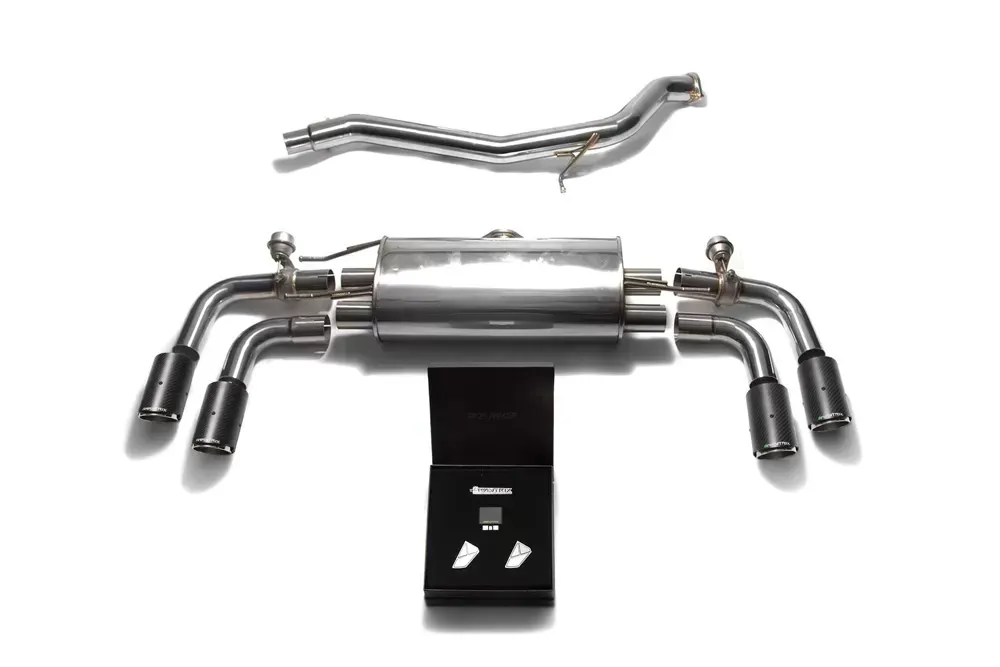 ARMYTRIX Valvetronic Exhaust System Audi TT | TTS Quattro MK2 8J 2007-2014 - AU8JS-QC11