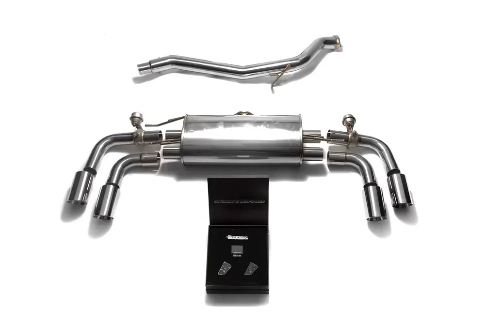 ARMYTRIX Valvetronic Exhaust System Audi TT | TTS Quattro MK2 8J 2007-2014 - AU8JS-QS11C