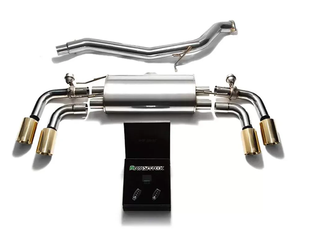 ARMYTRIX Valvetronic Exhaust System Audi TT | TTS Quattro MK2 8J 2007-2014 - AU8JS-QS11G