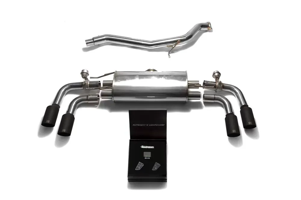 ARMYTRIX Valvetronic Exhaust System Audi TT | TTS Quattro MK2 8J 2007-2014 - AU8JS-QS11M