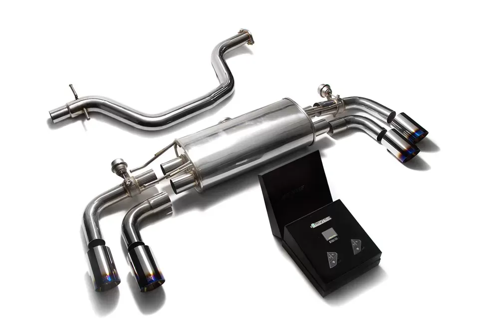 ARMYTRIX Valvetronic Exhaust System Audi TT MK2 8J Coupe 1.8 | 2.0 TFSI 2WD 2006-2014 - AU8JT-QS11B