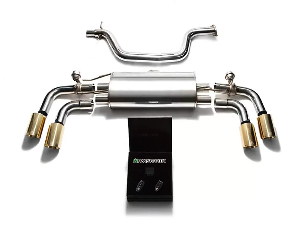 ARMYTRIX Valvetronic Exhaust System Audi TT MK2 8J Coupe 1.8 | 2.0 TFSI 2WD 2006-2014 - AU8JT-QS11G