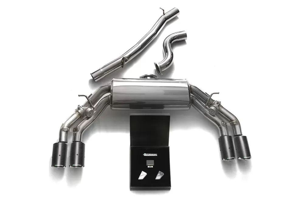 ARMYTRIX Valvetronic Exhaust System Audi TTS Quattro MK3 8S 2.0 TFSI Non-OPF 2015+ - AU8SS-QC11