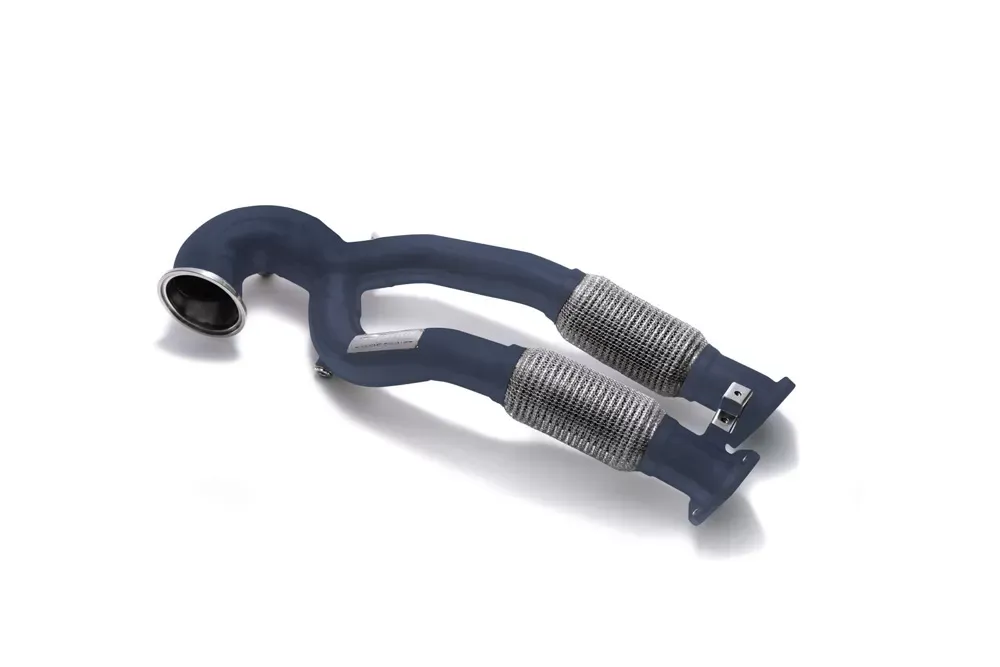 ARMYTRIX Ceramic Coated Race Downpipe w/Cat-Simulator Audi RS3 8V 2017-2020 - AU8VR-BDDC