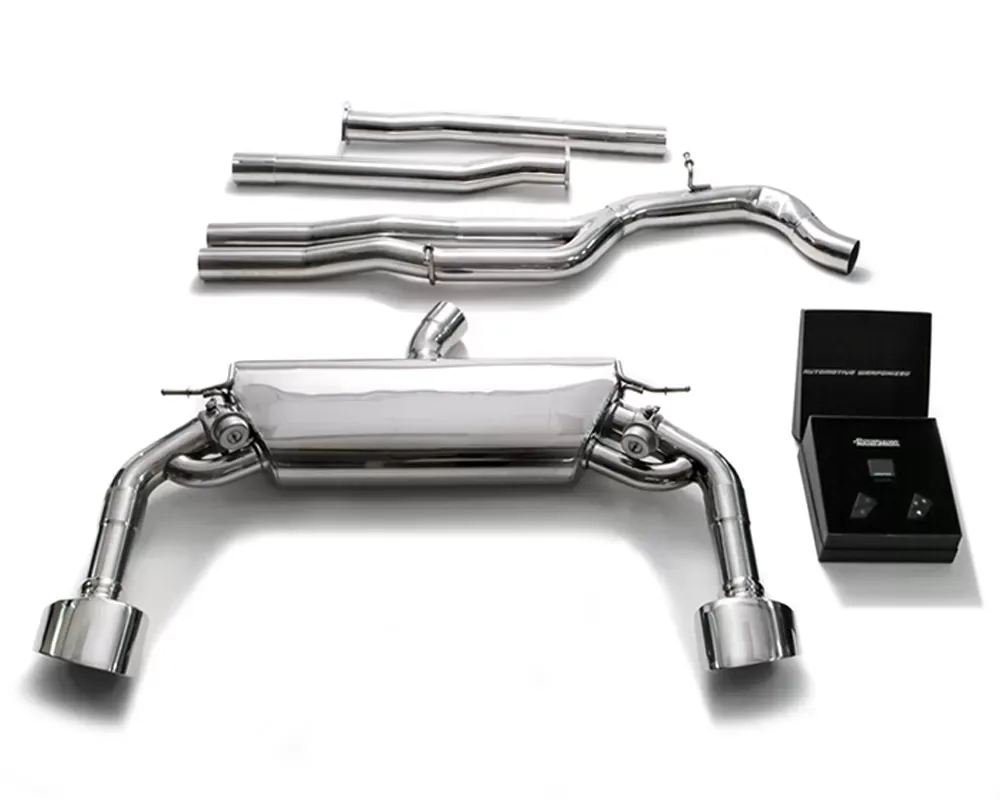 ARMYTRIX Valvetronic Exhaust System Audi RS3 8V 2.5L Turbo Sportback 2015-2020 - AU8VR-DF+AU8VR-DS39C