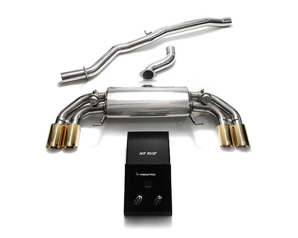 ARMYTRIX Valvetronic Exhaust System Audi S1 8X Hatchback/Sportback 2.0 Turbo 2015-2018 - AU8XS-QS11G